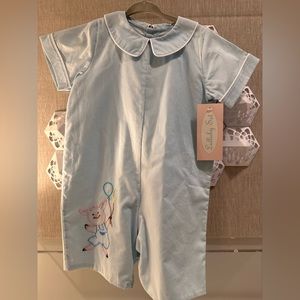 Lullaby Set Toddler Romper Pig/birthday/balloons